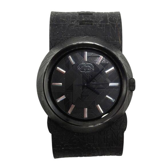 Marc Ecko Men's Watch Quartz Analog Silicone Band New Battery - Picture 1 of 6